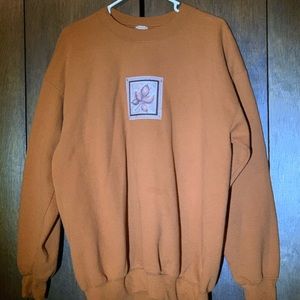 Orange/Rust Leaf Hoodie